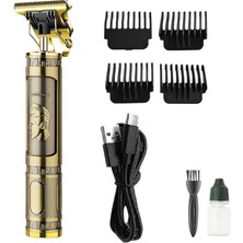 Renas Store PS-033 Çelik Kasa Profesyonel T-Bıçak Saç Sakal Ense ve Çizim Tıraş Makinesi