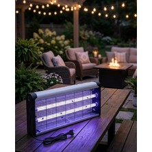 Renas Store Ev Balkon Mutfak Için Elektrikli Sinek Savar 10W Uv Işıklı Lamba
