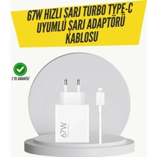 Renas Store 67W Turbo Hızlı Şarj Adaptörü ve Type-C Kablo Güvenli Şarj Teknolojisi