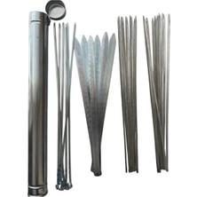 Yılmaz Nargile Mangal Seti 55 cm - 6 Adana Kebap Şiş ,10 Ciğer, 10 Kuşbaşı,6 Patlıcan Şişi,şiş Kabı,şiş Kutusu