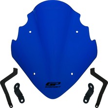 GP Kompozit Bajaj Pulsar NS 400 Z 2025-2026 Uyumlu Ön Cam Mavi - 37 cm