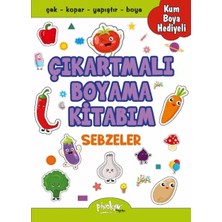 Uravas Store Çıkartmalı Boyama Sebzeler