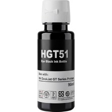 Bezos Hp GT51BK **kutusuz** X4E40AE Siyah Şişeli Mürekkep  90ML