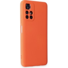 Kap Kaç Note 11T Kılıf Nano Içi Kadife Silikon - Turuncu