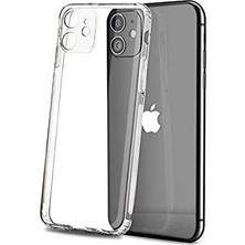 Renas Store Gor Iphone 12 Pro 6.1 Inch Kılıf Kamera Korumalı Şeffaf Silikon KILIF-(5775)