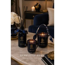 Luna Luxe Home Haute Collection | Ithal Premium Oda Kokusu ve Kokulu Mum Özel Kutulu Hediye Seti • Esthetical Gardens
