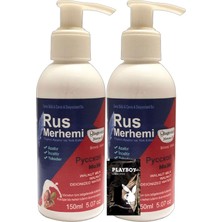 Kap Kaç Playboy Blue Tüy Dökücü Krem 2 Tane x 150 ml Cevizli & Ceviz Sütlü Rus Merhemi  + Yanında Jel