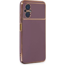 Renas Store Xiaomi Poco M5 Kılıf Volet Silikon - Mor
