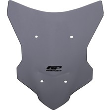 GP Kompozit Yamaha MT-07 Tracer 2016-2019 Uyumlu Ön Cam Gri - 40 cm