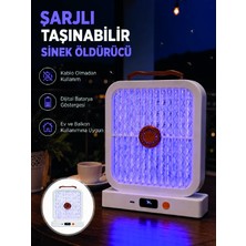 Valor Taşınabilir Şarjlı Sivrisinek Öldürücü 365NM Uv Işıklı Beyaz Model