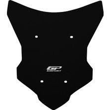 GP Kompozit Yamaha MT-07 Tracer 2016-2019 Uyumlu Ön Cam Siyah - 40 cm
