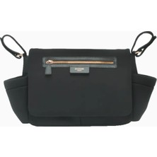 Storksak Luxe Black Scuba Bebek Arabası Organizer Çantası Siyah