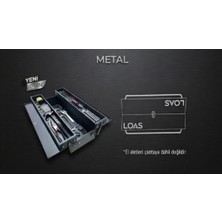 Loas LSMTC3420 3 Gözlü Metal Takım Çantası - 42 cm