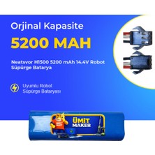 Ümit Maker Neatsvor H1500 5200 Mah 14.4V Robot Süpürge Batarya