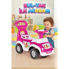 Farbu Oyuncak Bul-Tak Ilk Arabam - Çocuk Ilk Adım ve Bultak Oyuncak Eğitici 52 cm Aktivite Arabası