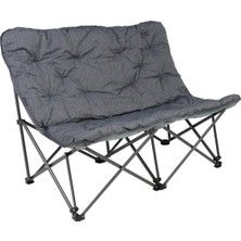 Kingcamp Lemon Lux Double Ultra Konforlu Çift Kişilik Kamp Sandalyesi Grey