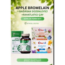 Fitself Form Bromelain + Bağırsak Çayı + Rahatlatıcı Çay Günlük Form Seti, 30 Kapsül + 60 Saşe