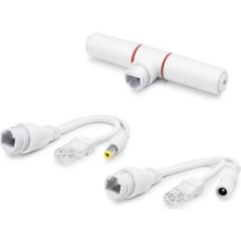 Renas Store Poe Combiner Mux 2 In 1 RJ45 Veri + Güç Birleştirici Adaptör - Beyaz HDX5550