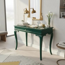 Roys Ahşap 80 cm Masif Rustik Yeşil Dresuar