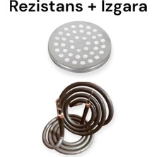 Yılmaz Nargile Elektrikli Nargile Ocak Rezistansı+Rezistans Üzeri Izgara Tel,kömür Rezistans,ocak Üstü Izgara Tel