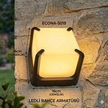 Econa Dekoratif Kare Küp Set Üstü Bahçe Aydınlatma Armatürü,set Üstü Dekoratif Aplik,baba Üstü,çim Ayd