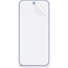 Schitec Google Pixel 9 Pro Fold Uyumlu Dış Ekran Nano Şeffaf Hidrojel Ekran Koruyucu