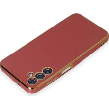 Renas Store Newface Samsung Galaxy M14 5g Kılıf Volet Silikon - Kırmızı