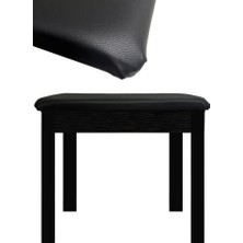 Hepta Collection Midex TBX-144BK Üst Kalite Piyano Taburesi Gizli Bölmeli Siyah Renk (32X54X48)