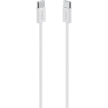 Hepta Collection Ttec Usb-C - Usb-C 100CM 60W Pd Örgü Hızlı Şarj/data Kablosu Beyaz