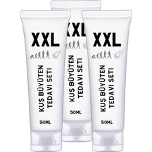 Bezos Kuş Büüyütücü Xxlcream Men Enlarger 3 Tane 50 ml Erkeklere Özel Boyut Kremi