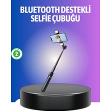 Renas Store Bluetooth Selfie Çubuğu – Uzaktan Kumandalı