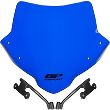 GP Kompozit Honda CB500 Hornet 2024-2025 Uyumlu Ön Cam Mavi - 28 cm
