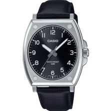 Casio Deri Kordonlu Analog Kol Saati, Standart, MTP-E730L-1AVDF-934362666, Siyah, Erkek