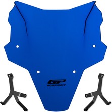 GP Kompozit Honda CB750 Hornet 2025-2026 Uyumlu Ön Cam Mavi - 35 cm