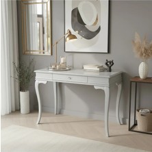 Roys Ahşap 100 cm Masif Rustik Gri Dresuar