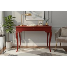 Roys Ahşap 90 cm Masif Rustik Bordo Dresuar