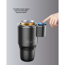 Astraltech Araba Bardaklığı Isıtma Soğutma Ayarlı Çakmak Girişli Akıllı Model