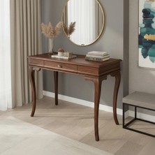 Roys Ahşap 100 cm Masif Rustik Ceviz Dresuar