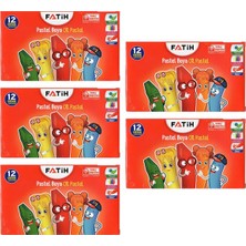 Fatih 12 Renk Karton Kutulu Pastel Boya 5 Adet