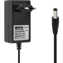 Renas Store Weko 7.2VOLT - 1AMPER 5.5x2.5 Uçlu Ledli Yerli Üretim Priz Tipi Adaptör