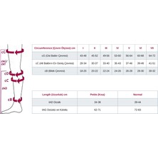 Bezos Mediven Cotton Dizüstü Varis Çorabı - Ccl2 - Burnu Kapalı - Kaşmir - 1 Numara