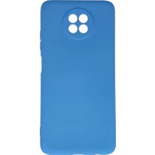Renas Store Xiaomi Redmi Note 9 5g Kılıf Nano Içi Kadife Silikon - Mavi