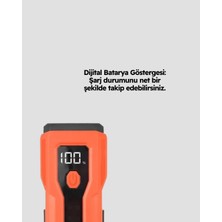 Astraltech Su Geçirmez Bisiklet Işığı 5000 Mah Powerbankli Ön Far