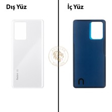 Arsking Xiaomi Redmi Note 12 Pro Plus 5g - Lenssiz Beyaz Arka Pil Kapağı Batarya Kapağı Back Cover