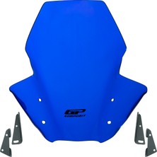 GP Kompozit Yamaha MT-07 2014-2017 Uyumlu Kısa Ön Cam Mavi - 38 cm