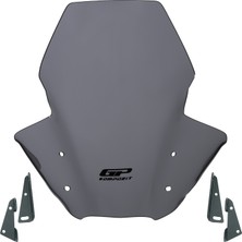 GP Kompozit Yamaha MT-07 2014-2017 Uyumlu Kısa Ön Cam Gri - 38 cm