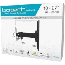 Antakya Yöresi Hareketli Tv Askı Aparatı - 10-27 Inç - 26-70 cm - LCD LED Tv Uyumlu  - 180 Derece Dönebilir