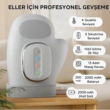 Enshall Premium Şarjlı Kablosuz El Masaj Termal &hava Kompresyonlu Terapi 4 Isı 5 Sıkıştırma El Masajı Aleti