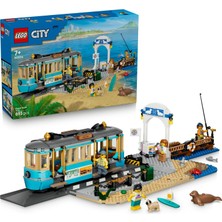 LEGO City Klasik Plaj Tramvayı 60506 | 7 Yaş ve Üzeri Çocuklar Için 5 Minifigür ve 5 Oyuncak Hayvan