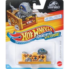 Hot Wheels Racerverse Velociraptor Mavi Raptor Muhafaza Kafesi 1:64 Diecast Araç